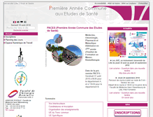 Tablet Screenshot of paces.univ-lille2.fr