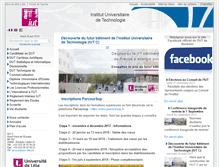 Tablet Screenshot of iut.univ-lille2.fr