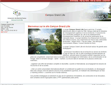 Tablet Screenshot of campusgrandlille.univ-lille2.fr